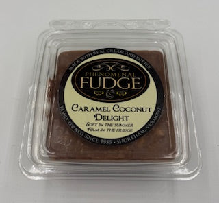 Packaged tub of Caramel Coconut Delight