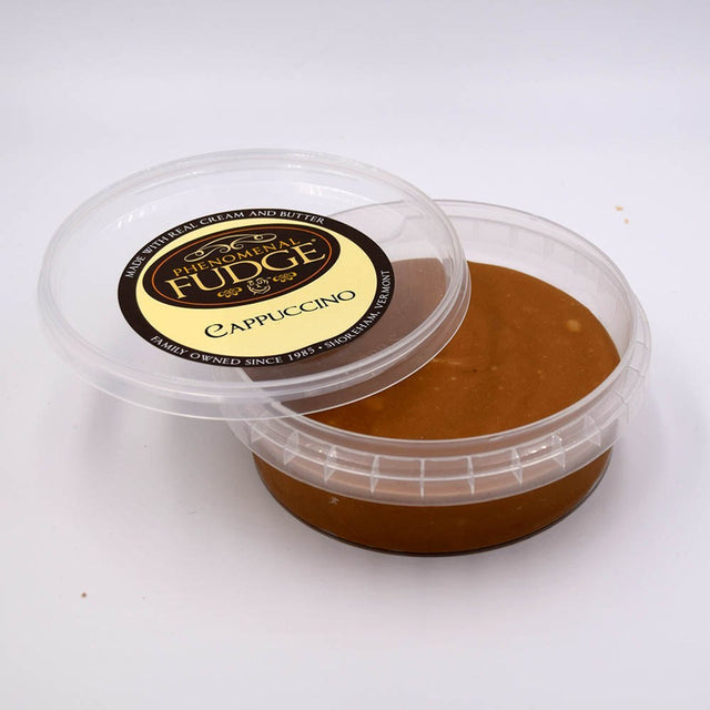 Cappuccino Fudge Made with Real Coffee