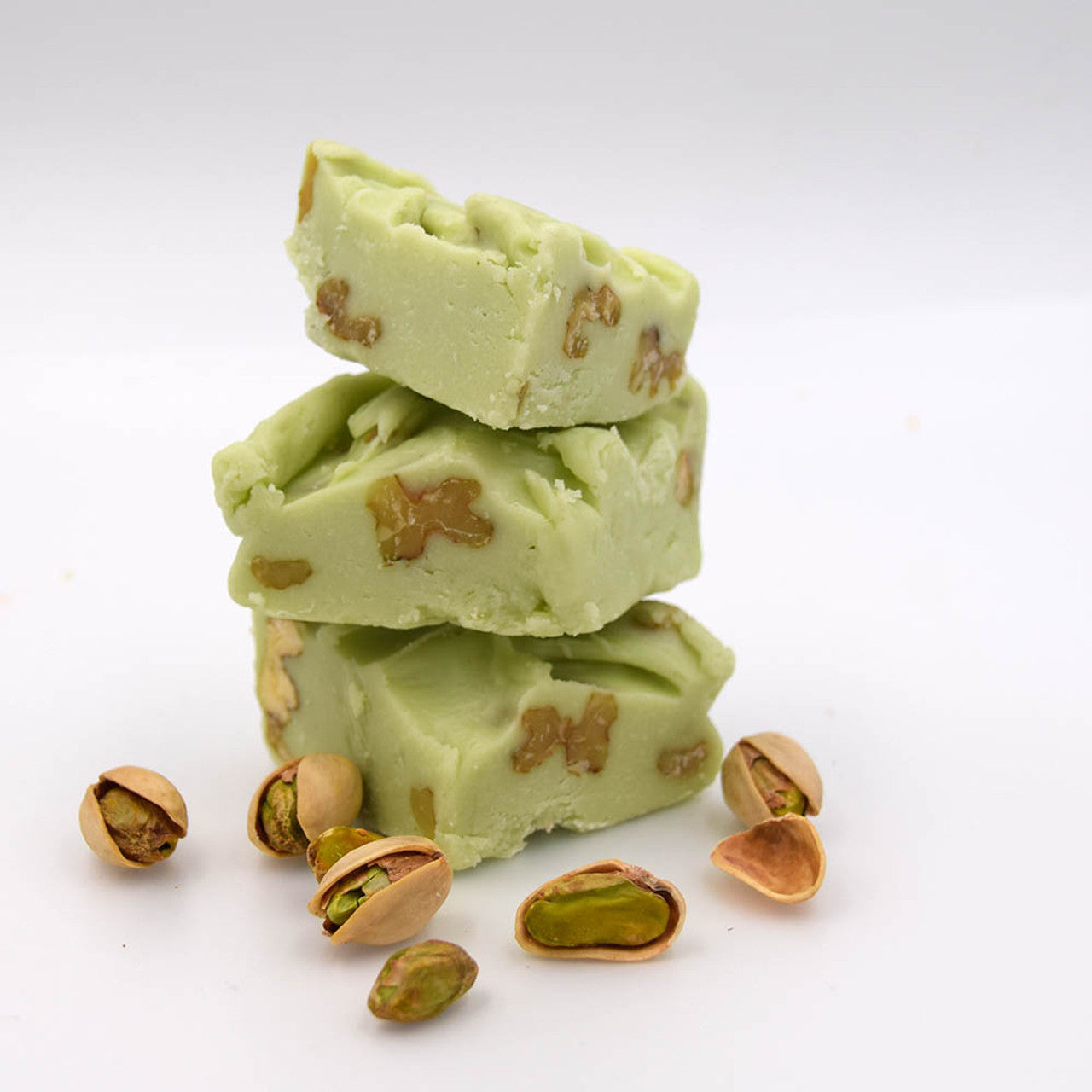 Pistachio Walnut Fudge with Home-Roasted Walnuts