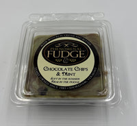 Mint and Chocolate Chips Fudge