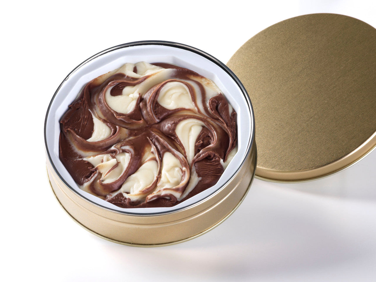 Gold Fudge Gift Tin - One Pound of any Flavor.