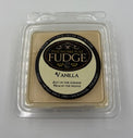 Vanilla fudge container with 'The Phenomenal Fudge' branding on a white background