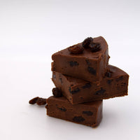 Chocolate Rum Raisin Fudge