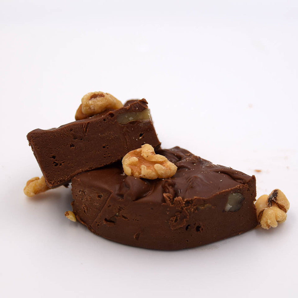 Chocolate Walnut Fudge with Home-Roasted Walnuts