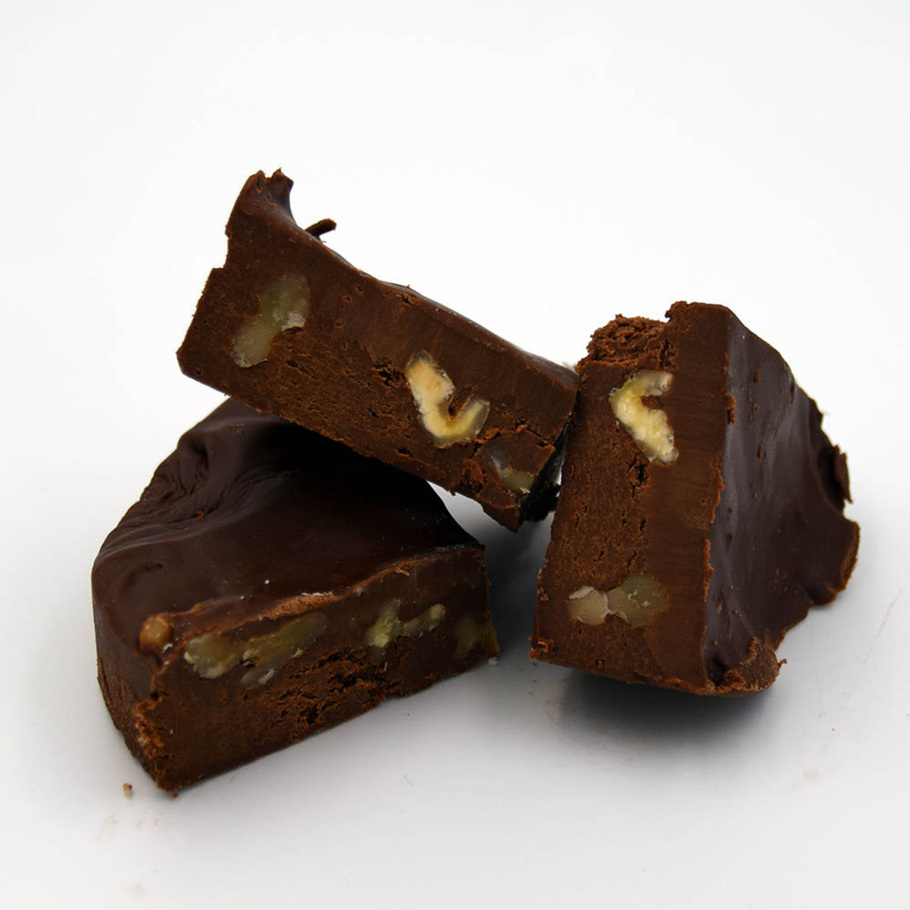 Dark Chocolate Walnut Fudge with Home-Roasted Walnuts